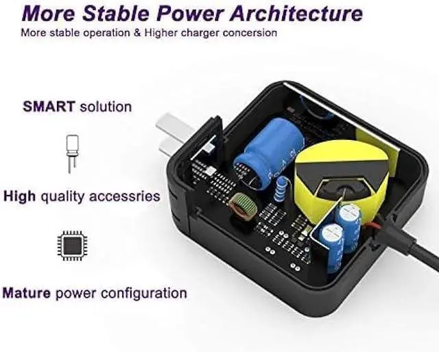 Alt view image 5 of 6 - 65W 45W Laptop Charger Fit for Lenovo IdeaPad 1 3 5 ADL45WCC 330 110 510 310 320 L340 S340 S145, Flex 3 4 5 14 15 ADLX65CCGU2A PA-1450-55LL 1470 1130, Yoga 710 11 14 15, for Lenovo AC Power Adapter