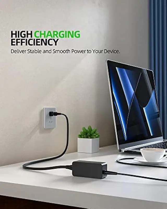 Alt view image 5 of 5 - 45W Model Laptop Charger Fit for HP 15-dy2xxx 15-dy2702dx 15-dy2073dx 15-dy2093dx 15-dy2193dx 15-dy2005tg 15-dy2024nr 15-dy2021nr 15-dy2035nr 15-dy2074nr 15-dy2085nr 15-dy2037nr Power Cord Supply