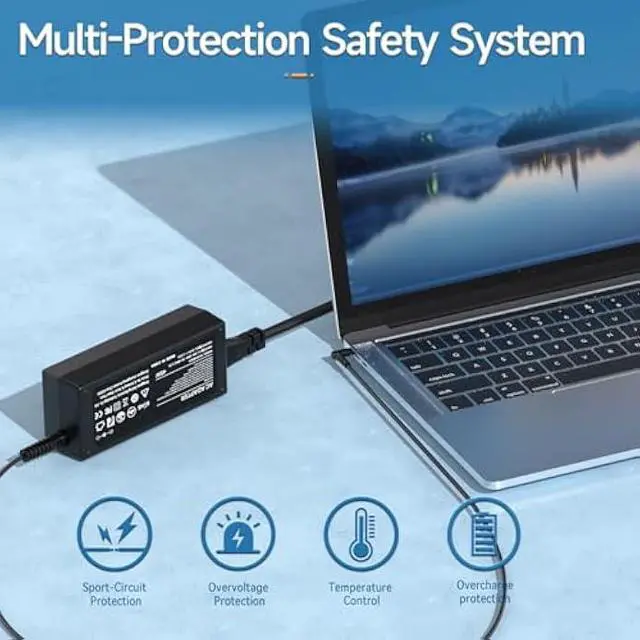 Alt view image 2 of 6 - Syfrufo Charger Compatible with Lenovo Laptop - IdeaPad 1 3 5 1-14, 1-15, 3-15, 3-17, 5-14, 5-15 Series; IdeaPad 110 110S 310 320 330 330s 510 520 530s 710s; S145 S340 S540 L340 Power Supply