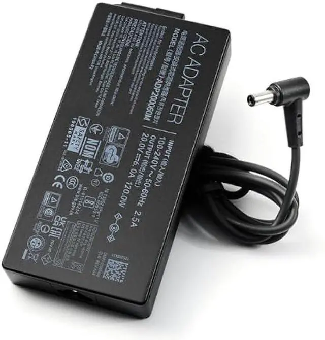 Alt view image 3 of 6 - 20V 6A 120W Laptop Charger Fit for ASUS Zenbook Flip 15 OLED UX564EI UX564 UX564EH UX564PH UX534 UX534F UX534FT UX534FTC A17-120P2A Charger
