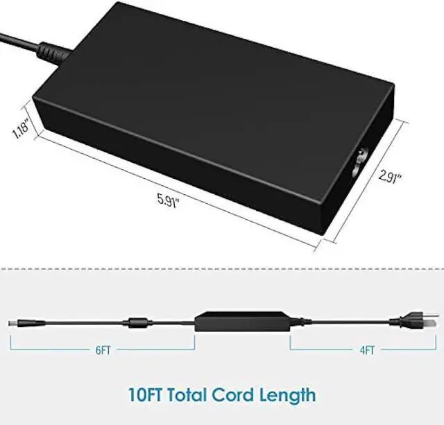 Alt view image 2 of 5 - New 180W AC Charger Fit for Dell G7 G5 Precision 7710 7720 7730 7740 7750 7760 7770 7670 7780 7560 7550 7540 7530 7520 7510 7680 7660 Laptop Power Adapter Supply