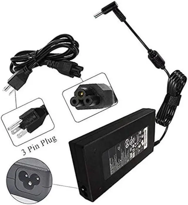 Alt view image 5 of 6 - 150W AC Adapter Fit for HP ZBook Studio Victus 15, OMEN by 15 17, Pavilion Gaming 15 17, TPN-CA11 TPN-DA09 ZBook 150W 135W 120W Laptop Charger Power Cord