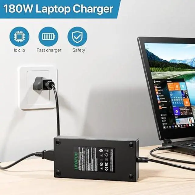 Alt view image 5 of 5 - 180W AC Charger Compatible with Msi GS40 GS60 GS70 GS65 GS63 GS63VR GT60 GT70 GL62M GL72M GE60 GE62 GE72 GS73VR Laptop