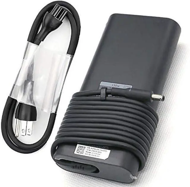 Main image of 130W 4.5mm Round Tip AC Adapter Laptop Charger Fit for Dell Xps 15 7590 9530 9550 9560 9570, Inspiron 7348, Precision M3800 5510 5520 5530 5540 HA130PM130 0V363H DA130PM130 06TTY6 0RN7NW