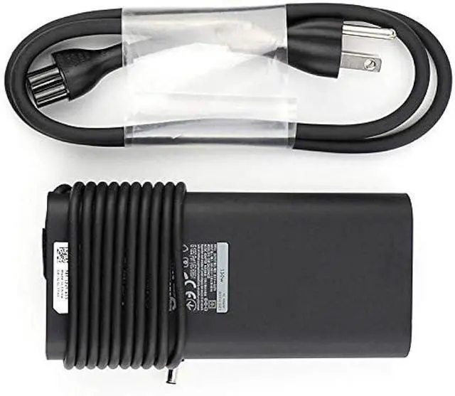 Alt view image 2 of 4 - 130W 4.5mm Round Tip AC Adapter Laptop Charger Fit for Dell Xps 15 7590 9530 9550 9560 9570, Inspiron 7348, Precision M3800 5510 5520 5530 5540 HA130PM130 0V363H DA130PM130 06TTY6 0RN7NW