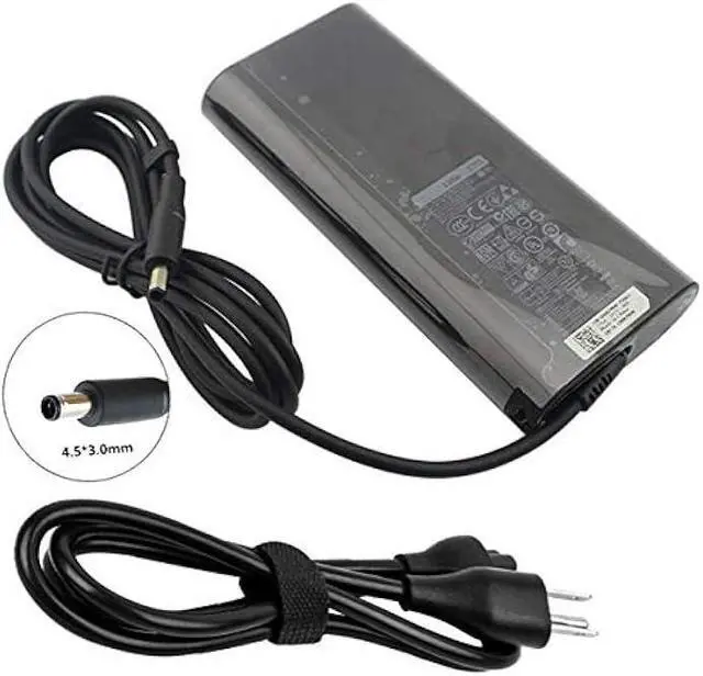 Alt view image 3 of 4 - 130W 4.5mm Round Tip AC Adapter Laptop Charger Fit for Dell Xps 15 7590 9530 9550 9560 9570, Inspiron 7348, Precision M3800 5510 5520 5530 5540 HA130PM130 0V363H DA130PM130 06TTY6 0RN7NW