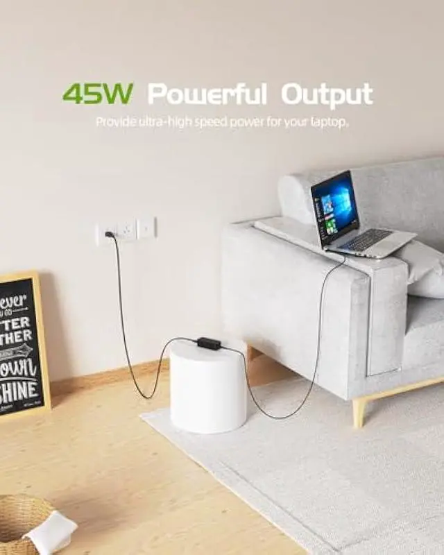 Alt view image 7 of 7 - AC Charger Fit for Samsung Galaxy Book Flex 2 Alpha - (Compatible with NP730QDA Laptop)(with UL Safety Certification)