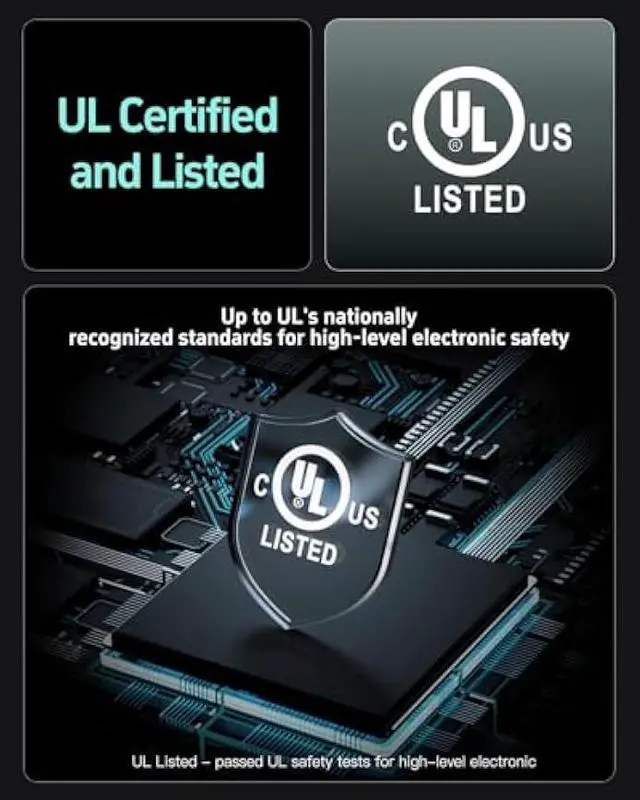 Alt view image 2 of 7 - 65W USB C Universal PD Charger Fit for Asus Zenbook Chromebook, HP Elitebook Chromebook, Fit for Dell Latitude, Lenovo Thinkpad Yoga, Fit for Acer, Samsung Galaxy Series, Tablet Type C Laptop