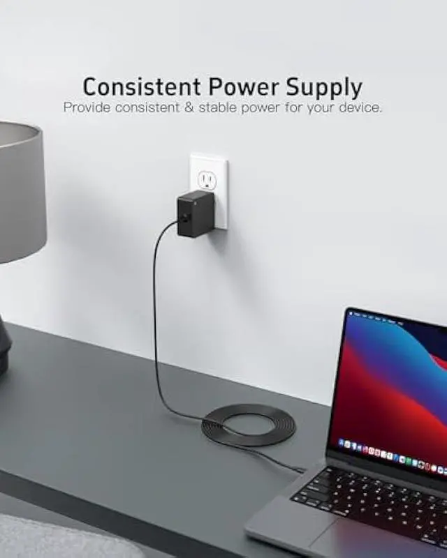 Alt view image 7 of 7 - 65W USB C Universal PD Charger Fit for Asus Zenbook Chromebook, HP Elitebook Chromebook, Fit for Dell Latitude, Lenovo Thinkpad Yoga, Fit for Acer, Samsung Galaxy Series, Tablet Type C Laptop