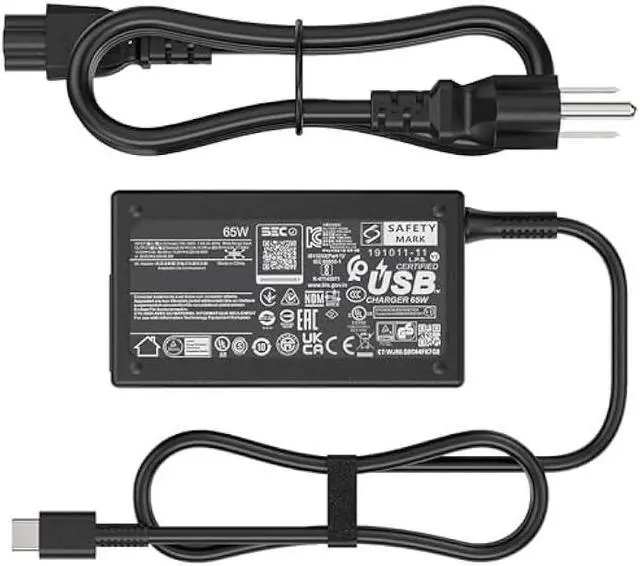 Main image of 65W Laptop USB-C Charger Compatible with HP EliteBook x360 1040 630 745 835 840 G9 845 860 G10 HP Elite x2 1012 G2 G4 G8 ProBook 440 450 455 460 Hp Envy x360 17 Spectre x360 Type-C 20V 3.25A