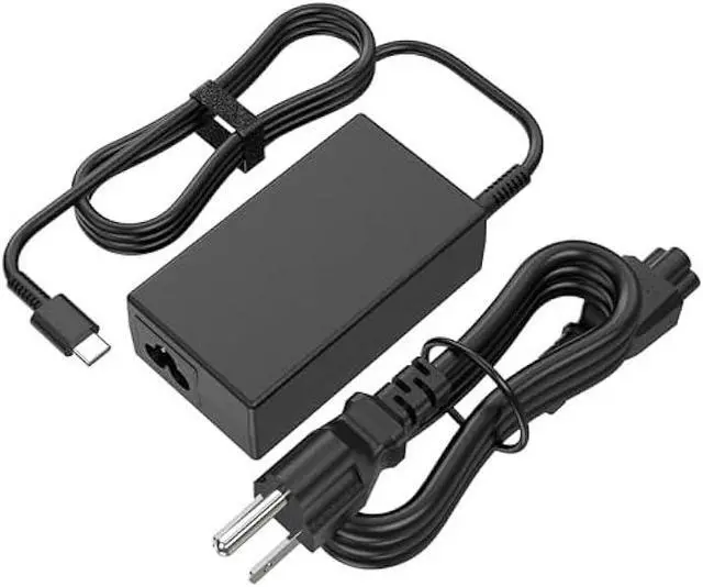 Alt view image 2 of 7 - 65W Laptop USB-C Charger Compatible with HP EliteBook x360 1040 630 745 835 840 G9 845 860 G10 HP Elite x2 1012 G2 G4 G8 ProBook 440 450 455 460 Hp Envy x360 17 Spectre x360 Type-C 20V 3.25A