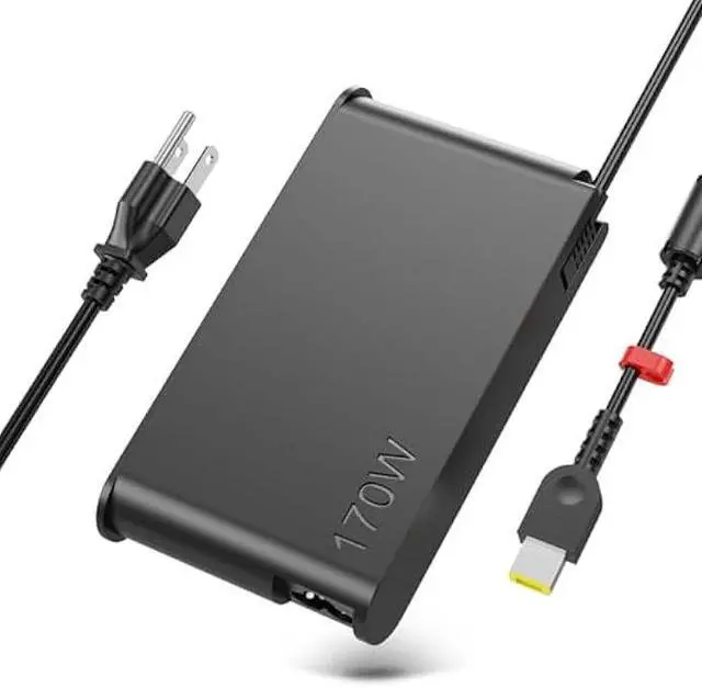 Main image of Slim 170W Charger Fit for Lenovo Legion Slim 5 5i Yoga Pro 9i Lenovo ThinkPad P1 P16 IdeaPad Pro 5 Lenovo LOQ ADL170SCC3A 4X20S56697-20V 8.5A ac Adapter Laptop Power Supply
