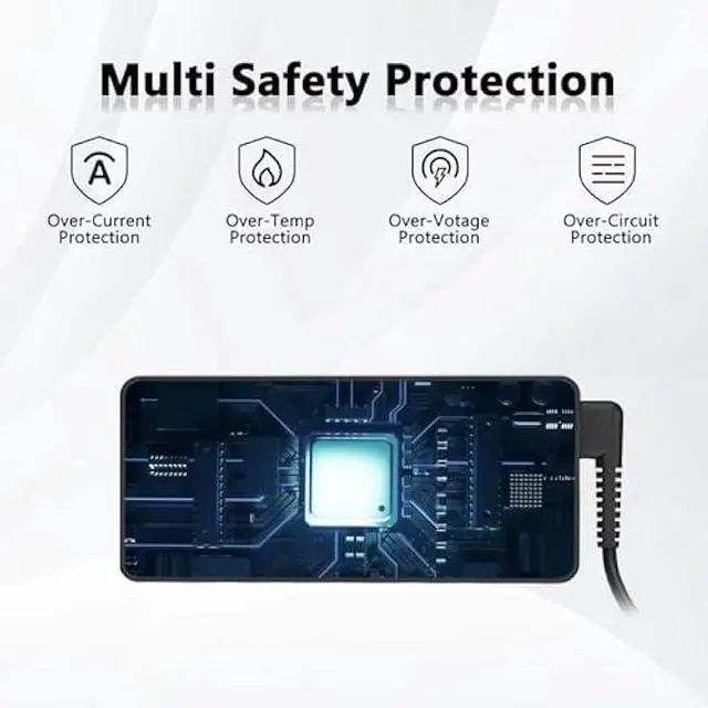 Alt view image 5 of 5 - JEIBAO 100W Universal USB C Laptop Charger Compatible with Mac Book Pro/Air 16, 15, 14, 13 Inch,Mac Book Air 13 Inch 2021 2020,iPad Pro,Len OVO Thinkpad/Chromebook/IdeaPad Yoga, All USB-C Devices