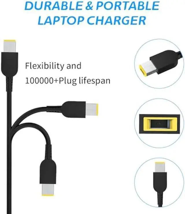 Alt view image 4 of 5 - 230W Legion 5 Charger Compatible with Lenovo Legion 5 7 5P C7 S7 Y520 Y740 Y730 Y900 Y910 Y920 Y7000P ThinkPad P16 P15 P73 P52 P70 ADL230NLC3A Laptop Power Supply Adapter