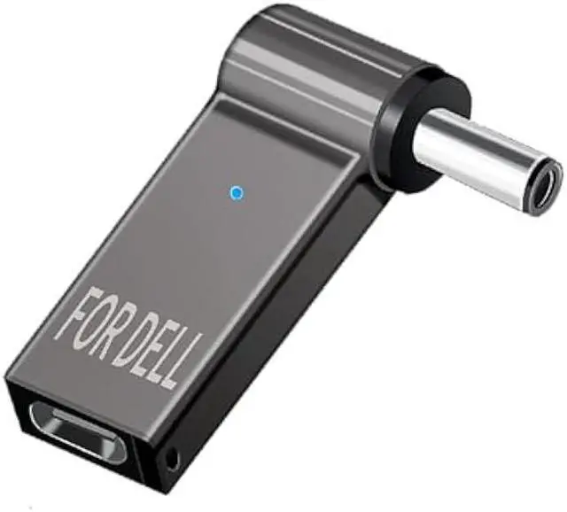 Main image of USB C to Slim Laptop 100W PD Power Charger 4.5mm Connector Tip Fit for All 65W/45W Dell laptops with Round Power Connector, Including Inspiron 13 14 15,3000 5000 7000 Series, XPS, Vostro Series Cable