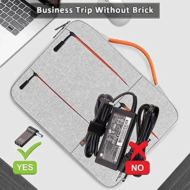 Alt view image 6 of 6 - USB C to Slim Laptop 100W PD Power Charger 4.5mm Connector Tip Fit for All 65W/45W Dell laptops with Round Power Connector, Including Inspiron 13 14 15,3000 5000 7000 Series, XPS, Vostro Series Cable