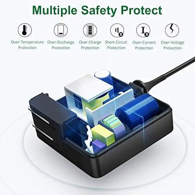 Alt view image 4 of 7 - 45W AC Adapter Laptop Charger Compatible for Asus UX360C Q304U X553M Q302L Q405U Q504UA Q406DA S200E S531FA UX305 UX305F UX310U UX330U UX410 X541N X541NA X542UA X540S X540SA Q200E Supply Cord