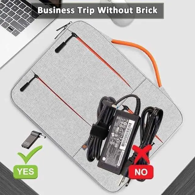 Alt view image 6 of 7 - USB C to Laptop Charger Converter, Type C to DC for Lenovo 20V 3.25A 65W with 4.0mm/1.7mm Plug, 100W PD, Charging Connector for (4.0 x 1.7mm for Dell or Lenovo)