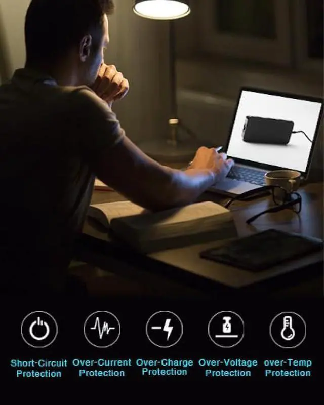 Alt view image 5 of 5 - 65W USB C Charger Compatible with Lenovo-IdeaPad Yoga Slim/Flex/Duet/Pro/Book 3 5 6 7 9 7i 9i 2-in-1 ideapad Yoga 720 730 S730 C740 910 920 C930 C940 S940 C630 S540 720S 730S S940 Laptop