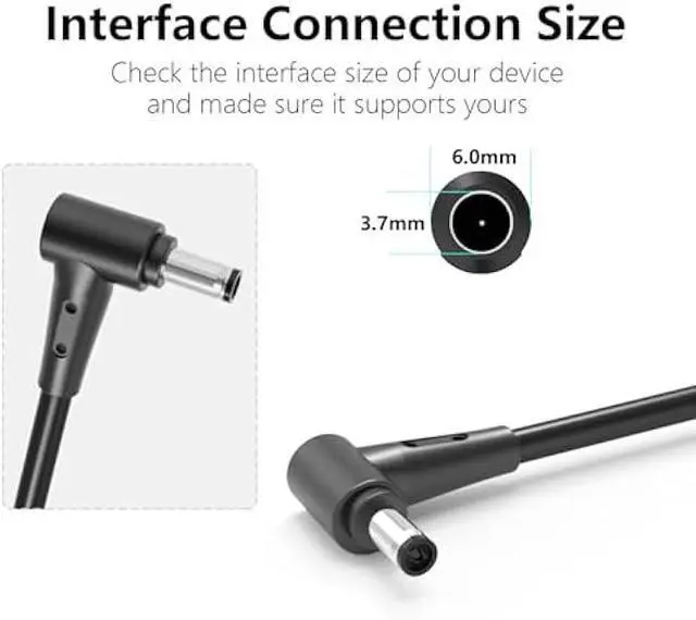 Alt view image 2 of 5 - 180W Laptop Charger Fit for Asus ROG Zephyrus G14 G15 G531GT GA401 GA401I GA401IU GA502 GA502D GA502DU GU502 ADP-180TB H Gaming Laptop