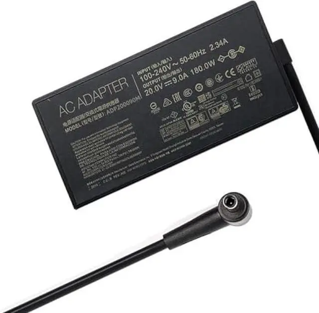Main image of 180W Charger Fit for Asus Rog Zephyrus G14 GA401 G15 GA502, Tuf F15 F17 A15 A17 20V 9A ADP-180TB H AC Adapter
