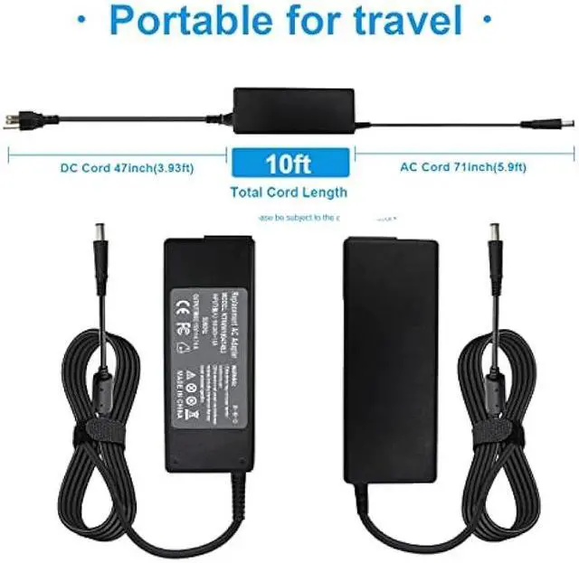 Alt view image 4 of 6 - 90W 65W Ac Adapter Laptop Charger for HP EliteDesk 705 G1 G2 G3 G4 G5 G6, 800 G2 G3 G4 G5 G6 Mini PC Desktop Computer, ProDesk 260 600 G1 Power Cord Charging Supply.