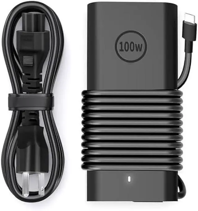 Main image of New GAN Slim AC Adapter,100W USB C Laptop Charger for DELL Latitude 5540 5440 5340 7440 Inspiron 14 Power Cord,for Dell 100W Laptop Charger