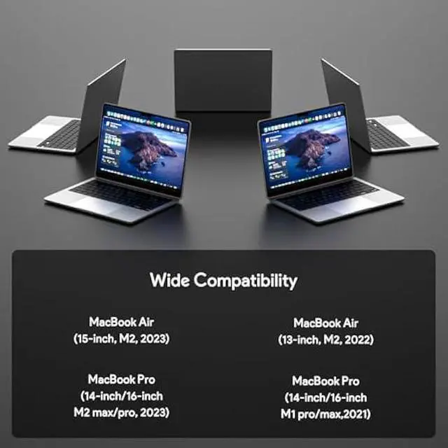 Alt view image 3 of 7 - 96W Mac Book Pro Charger- Compatible with MacBook pro 14 inch(2021-2023) & Mac Book air 13/15 inch(2022-2024),Include 6.6FT USB C to 3 Braided Cable