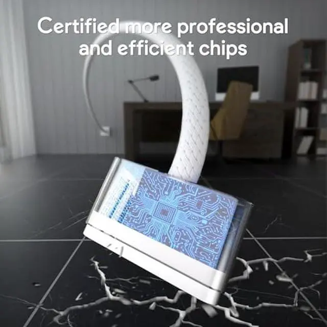 Alt view image 4 of 7 - 96W Mac Book Pro Charger- Compatible with MacBook pro 14 inch(2021-2023) & Mac Book air 13/15 inch(2022-2024),Include 6.6FT USB C to 3 Braided Cable