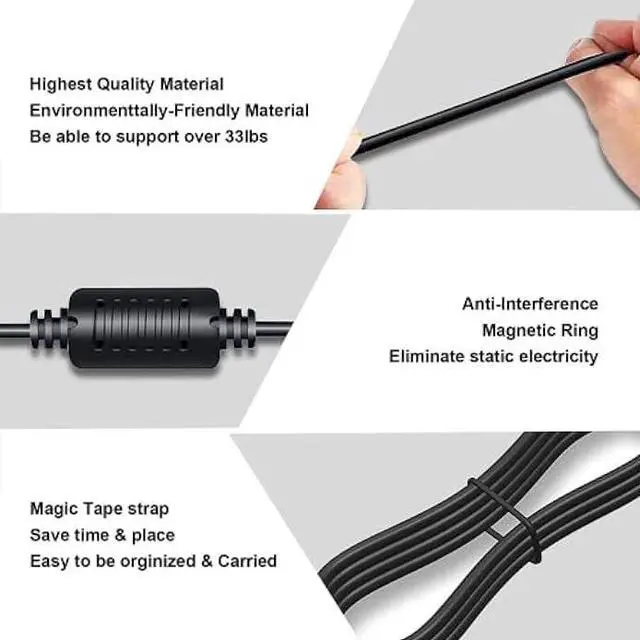 Alt view image 5 of 6 - TSKYBEAR 135W Laptop Charger Compatible with HP 135W AC Adapter Spectre x360 15-EB0053DX / Pavilion Gaming 15-EC0013DX 15-EC0751MS/ZBook Studio G7 TPN-CA13 L15534-001 TPN-DA11 L15879-002 Power Cord