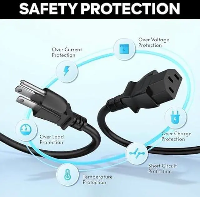 Alt view image 6 of 7 - 200W Gaming Laptop Charger Compatible with HP Omen 15 17/Victus Gaming 15 15t 16/ZBook Studio Fury 15 17 G10 G9 15-fa1010nr 15t-fa100 15z-fb100 16t-s000 ZBook 15u G3 G4 Workstation AC Adapter