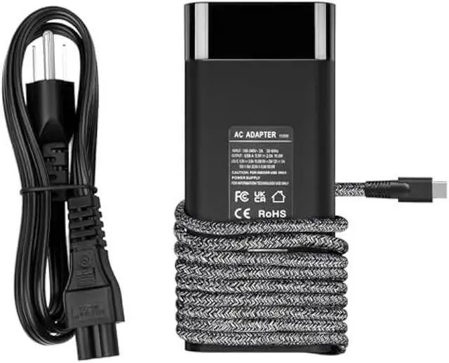 Alt view image 2 of 7 - 110W Charger USB C Compatible with HP ZBook Firefly 16 g9 g10 AC Adapter Elite Dragonfly G3 Charger EliteBook 860 865 g9 g10 Power Cord M52950-001 M52946-003 M52946-001 TPN-CA24 TPN-DA24