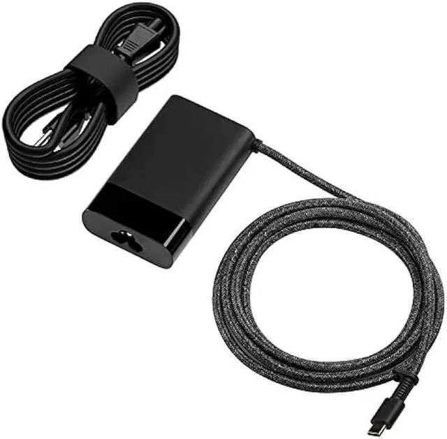 Main image of 65W Slim Travel HP USB C AC Charger for Spectre x360 EliteBook x360 ProBook x360 Chromebook x360 Elite x2 Split x2 Fast Charging Type C Laptop Power Suppy Adapter Cord