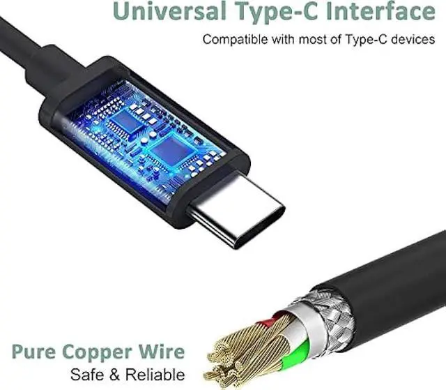 Alt view image 2 of 6 - 65W Slim Travel HP USB C AC Charger for Spectre x360 EliteBook x360 ProBook x360 Chromebook x360 Elite x2 Split x2 Fast Charging Type C Laptop Power Suppy Adapter Cord