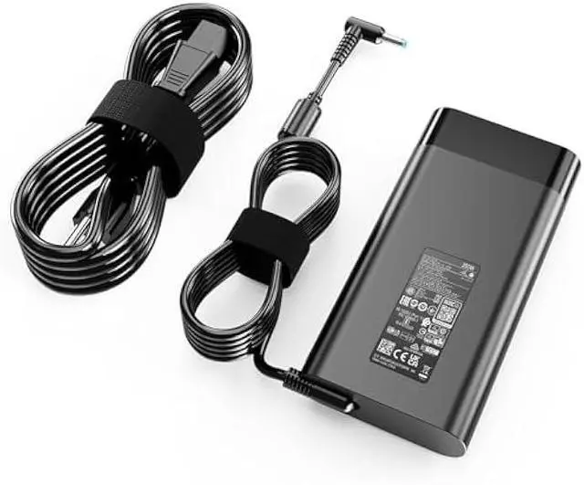 Main image of 200W Laptop Charger Compatible with HP Omen Pavilion Gaming 15 16 17 Victus Gaming 15 16, HP Omen 15-ek0000 Laptop PC 150W / 200W Smart AC Adapter Power Charger