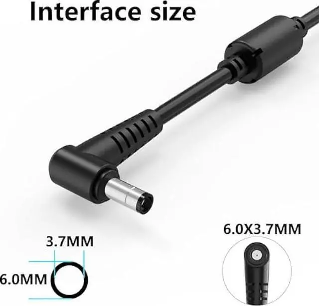 Alt view image 2 of 5 - 240W ADP-240EB B Charger for Asus Rog Zephyrus G14 GA402 GA402R GA402X GA402RJ GA402RK GA402NU GA402XV GA402XI GA402XZ GA402XY Tuf Gaming Laptop Power Supply Cord