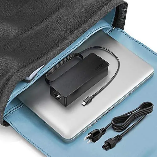 Alt view image 2 of 7 - Charger Compatible with 65W USB Type-C Lenovo Thinkpad T14 T14S T15 T16 L13 L14 L15 E14 E15 E16 X12 X13 R14 K14 X1 Carbon Yoga 7i 9i Thinkbook 13s 14 15 16 Plus G4 Laptop Power Supply Charging