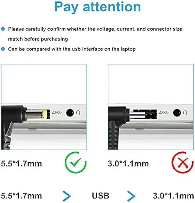 Alt view image 5 of 7 - Laptop Ac Adapter Charger Power Supply for Acer Aspire One 722 725 756 522 533 532h AOA150 AO756 D270 D257 D255 D250 D260 D150 A110 AOD257 V5 V5-121 V5-122p V5-123 V5-131