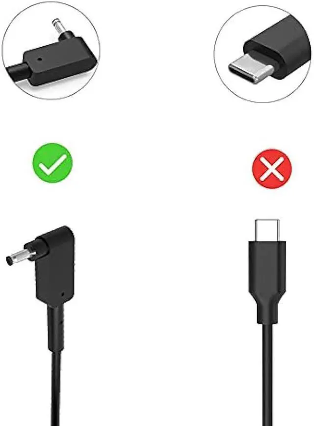 Alt view image 2 of 5 - AC Charger Fit for Acer Swift Spin 1 3 5 SF114 N16P9 SP315-51 SP111-33 SF314-52 N16W2 N15V2 SF114-32 N17W6 N17H2 SF314-51 SF314-42 SP314-51 SP314-53N SF515-51T Laptop Adapter Power Supply Cord