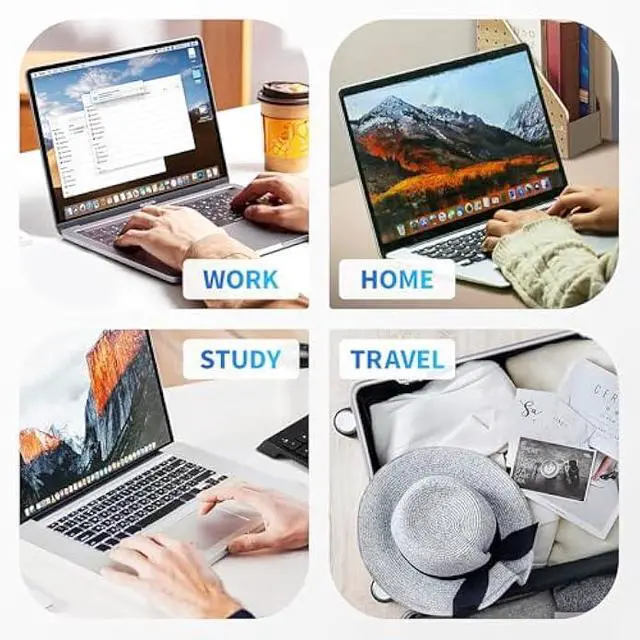 Alt view image 6 of 6 - 65W USB C Laptop Charger | Fast Charging USB-C Power Adapter Compatible with Lenovo, ASUS, Samsung Galaxy Type C Fast Charger with PD Technology | Ideal Computer Charger for Home, Office & Travel