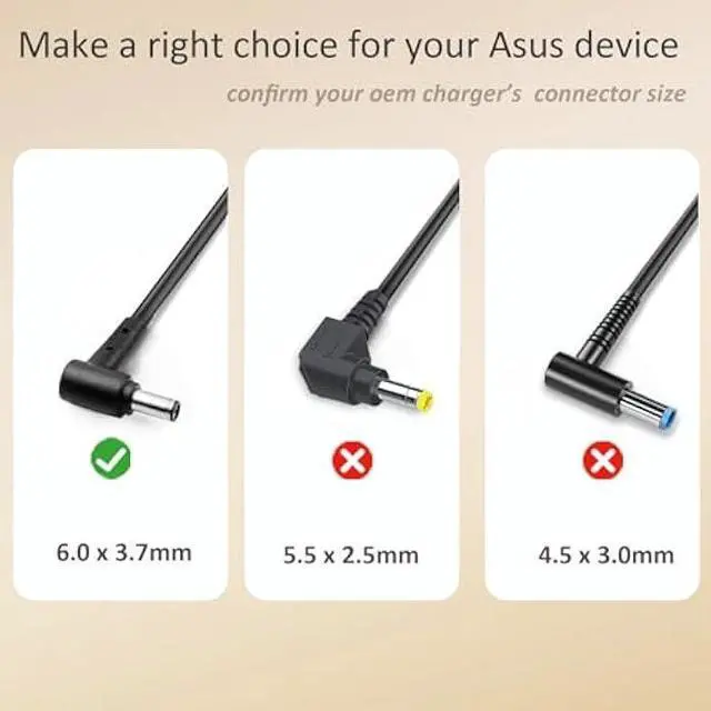 Alt view image 4 of 5 - 180W Gaming Charger Compatible with Asus TUF FX505DU FX505DT FX505GT FX505DD FX506LI FX506LH FX705DT FX705DY FX705GE FX705GM ROG Zephyrus G14 G15 GA502D GA502DU GA502IU GA401QM GA401I GA401IV