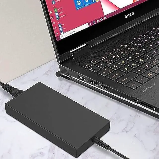 Alt view image 5 of 5 - MAX 200W AC Adapter Laptop Charger Compatible with HP OMEN Pavilion Gaming 15 17 Envy 15 2020 TPN-DA10 L00818-850 TPN-LA21 L73385-001 ADP-200HB B OMEN 15 15t 17 17t Power Supply Cord