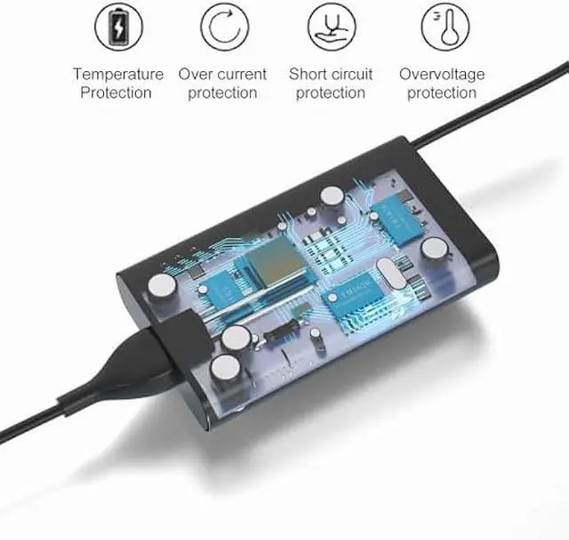 Alt view image 4 of 7 - 200W Laptop Charger Compatible for HP Victus Gaming 15 16, HP Omen Gaming 15 17, Pavilion 15 17 TPN-DA10 L00818-850 Power Supply Cord AC Adapter