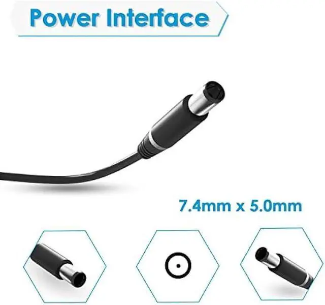 Alt view image 2 of 5 - Slim 65W AC Adapter Charger Compatible with Dell Latitude 7480 7490 7290 7404 7204 6520 5590 5580 5530 5490 5290 E6430 E6440 E6500 E6510 E6520 E6530 E6540 E7240 E7250 E7440 E7450 Power Supply Cord