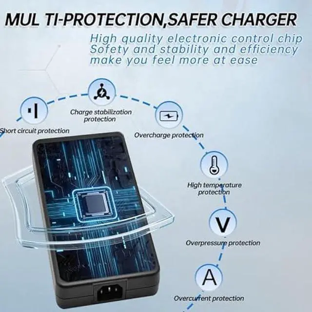 Alt view image 5 of 6 - 240W Gaming Laptop Charger Fit for Alienware 15 17 M15 M16 M17 M18X X51 R2 R3 R4 R5 R7 G3 G5 G7 15 5530 5535 5520 Fit for Precision M6800 M6700 M6400 J211H AC Adapter Power Supply