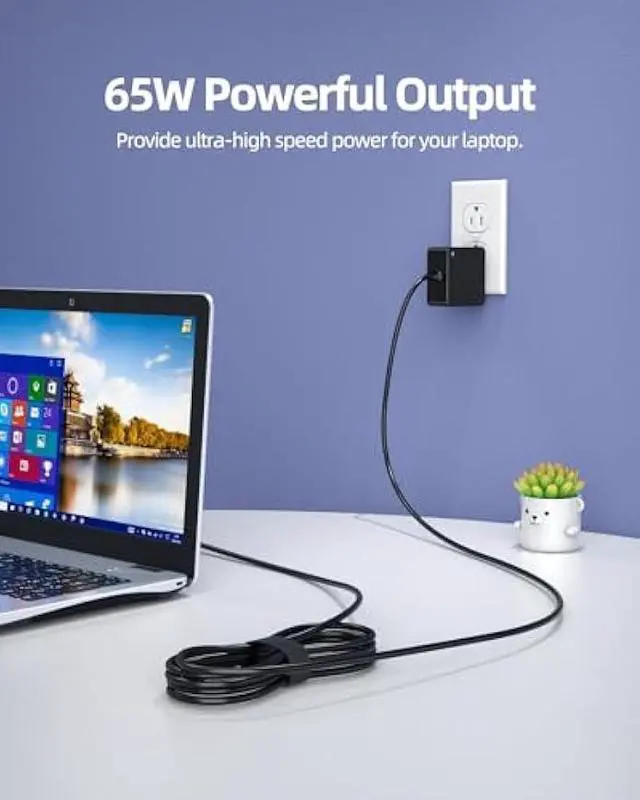 Alt view image 7 of 7 - UL Listed AC Adapter Charger Fit for Intel nuc FSP065-10AABA NUC8CCHKR NUC8CCHB NUC7i3DN NUC7i5DN NUC7i7DN NUC7i3BN NUC7i5BN NUC7i7BN (Only Fit for 65W) Laptop Power Supply Cord