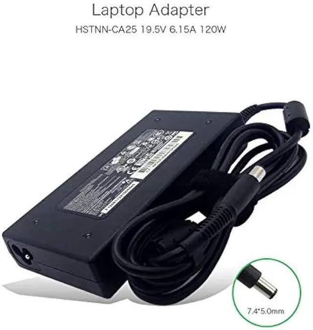 Alt view image 5 of 6 - 19.5V 6.15A 120W Adjustable Power Adapter for HP EliteBook 8460W HSTNN-CA25 HSTNN-LA25 677762-002 677762-001 Laptop Charger