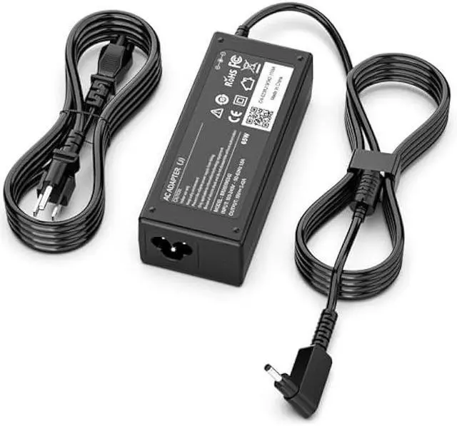 Main image of 65W Laptop Charger Compatible with Acer Chromebook 11/13/14/15, R11/R13, N15Q Series, and PA-1650-80Compatible with Aspire S5 S7 R Series