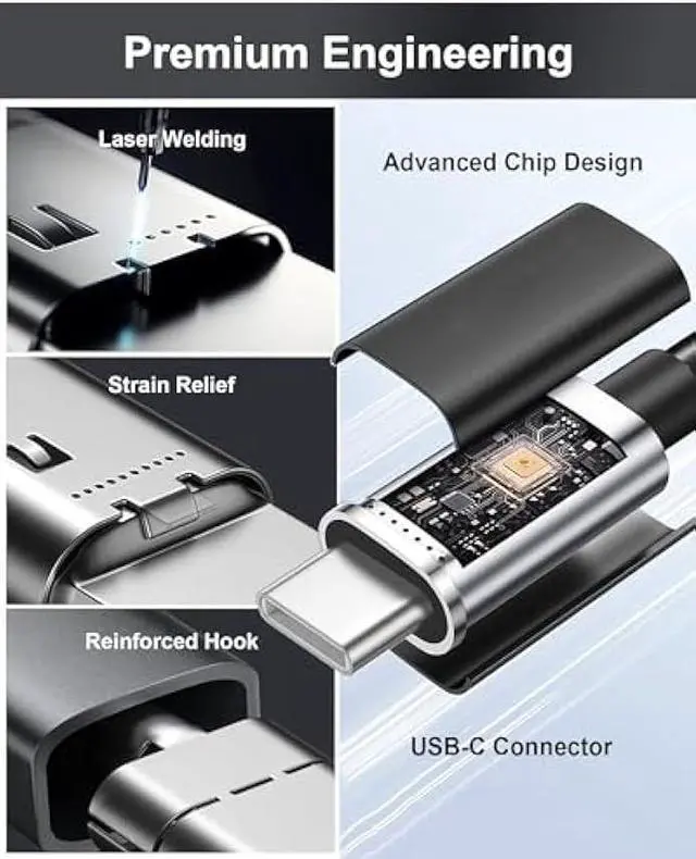 Alt view image 4 of 6 - 65W USB C Laptop Charger Compatible with Lenovo ThinkPad T14 T14s T15 T16 E14 E15 E16 T480 T480S T580S E480 E580 X1 Carboon Yoga 7i 9i C930 C940 X13 Chromebook C330 S330 Fast Power Adapter