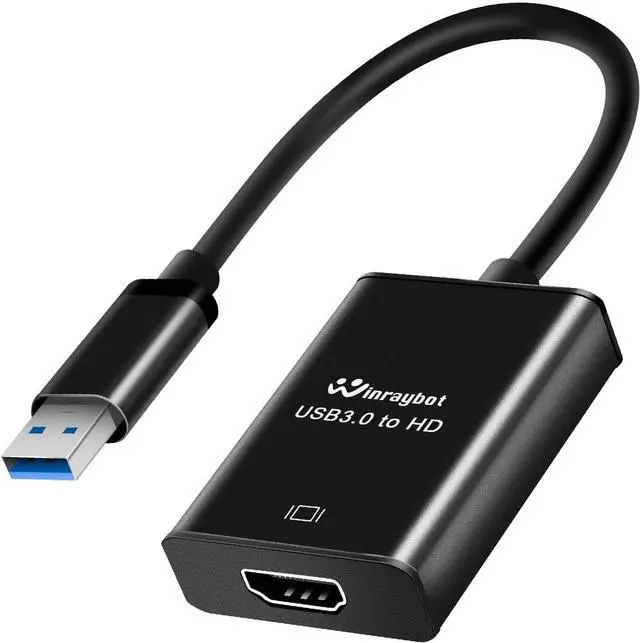 Main image of USB 3.0 to hdmi Adapter for Laptop,USB hub hdmi Converter, HD Port Expander (USB 3.0-Black)